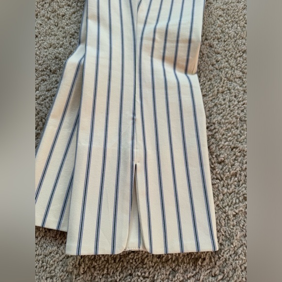 Anthropologie Essential Slim Crop Stripe Trouser - Picture 5 of 11